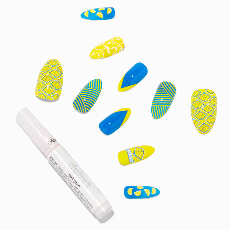Lemonhead&reg; Claire&#39;s Exclusive Stiletto Vegan Faux Nail Set - 24 Pack,