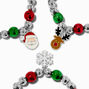 Bracelets &agrave; breloques &eacute;tirable clochettes de No&euml;l - Lot de 3,