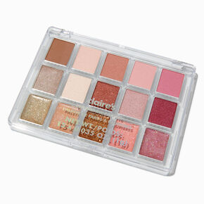 Palette d&rsquo;ombres &agrave; paupi&egrave;res glamour couleur nude et rose,