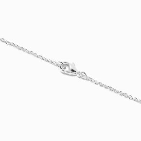 Sterling Silver Hello Kitty&reg; Initial Pendant Necklace - E,