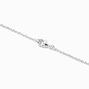 Sterling Silver Hello Kitty&reg; Initial Pendant Necklace - E,