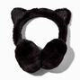 Glitter Black Cat Earmuffs,