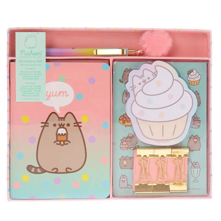 Claire's Ensemble d’articles de papeterie Pusheen® - Rose