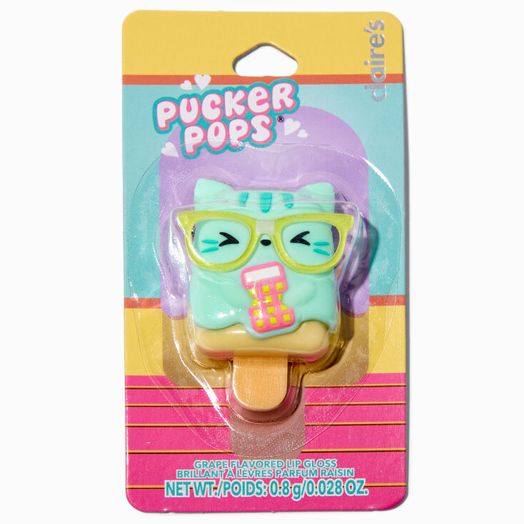 Pucker Pops&reg; Calculator Cat Lip Gloss - Grape,
