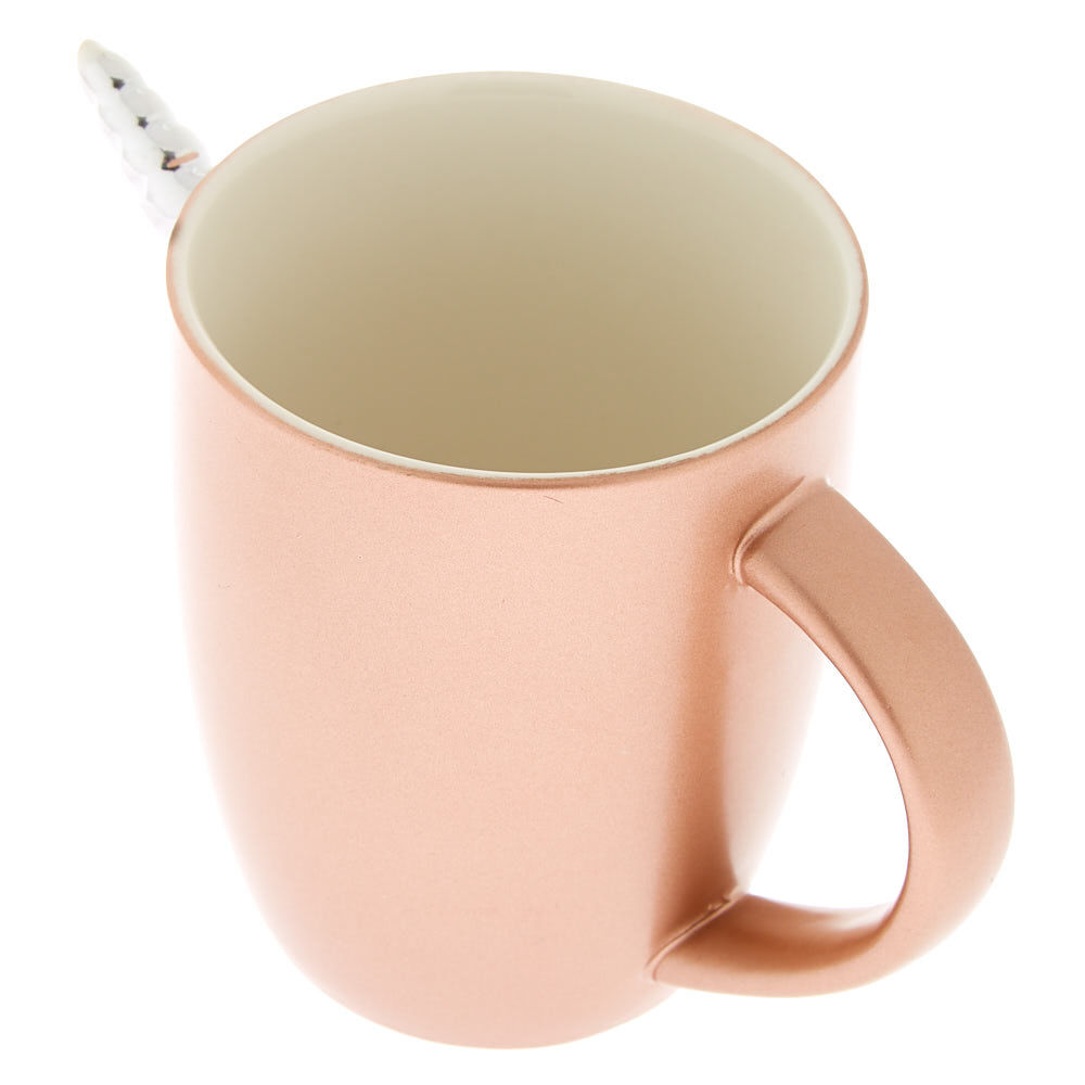 Metallic Unicorn Mug - Rose Gold,