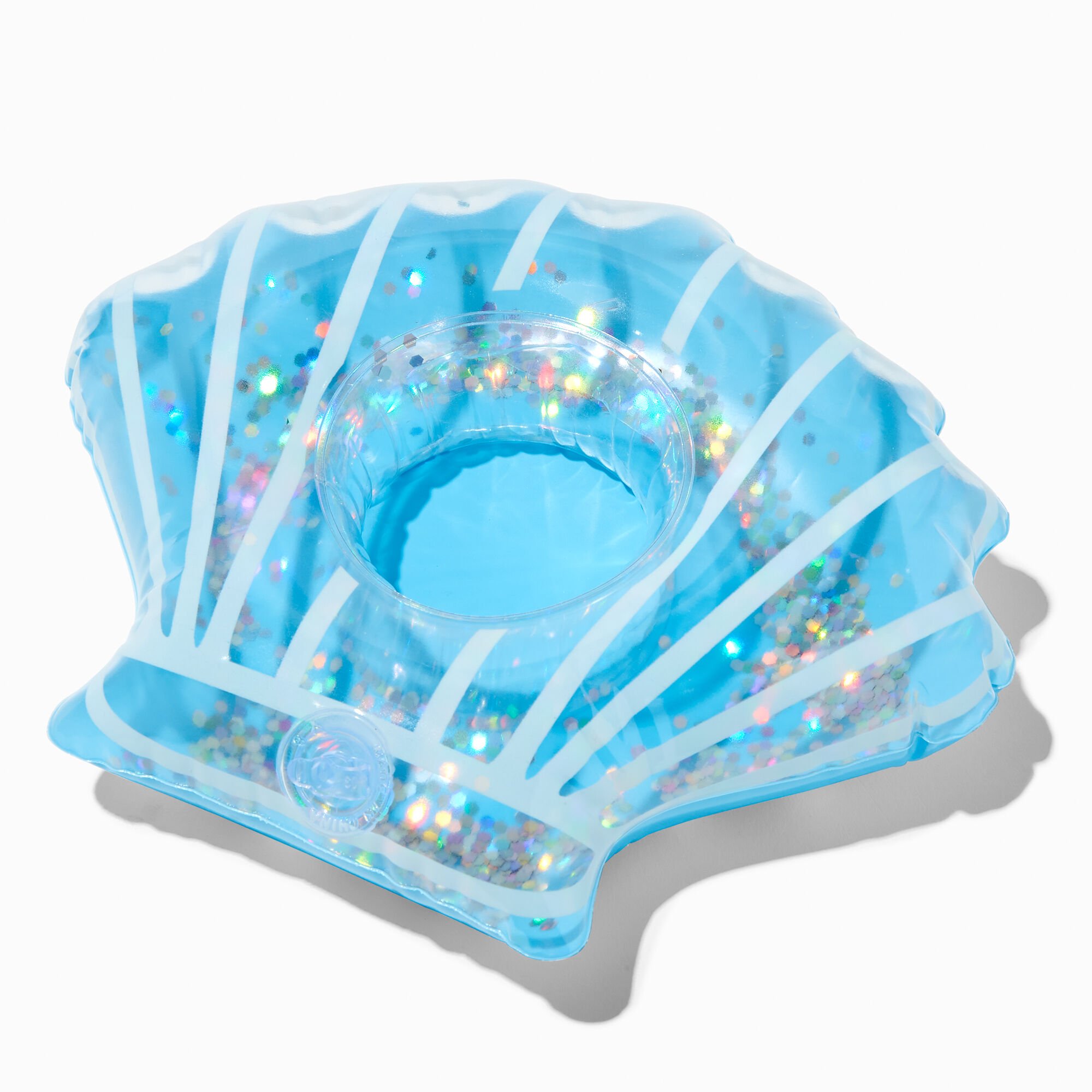 View Claires Shell Drink Floatie Blue information