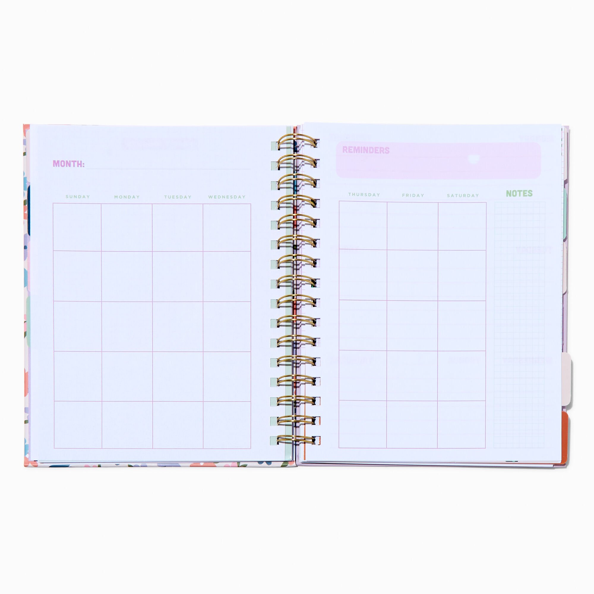 "Good Days Ahead" Floral Weekly Planner,