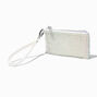Silver Sequin Wristlet Wallet,