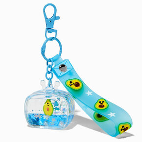 Avocado TV Water-Filled Keychain,