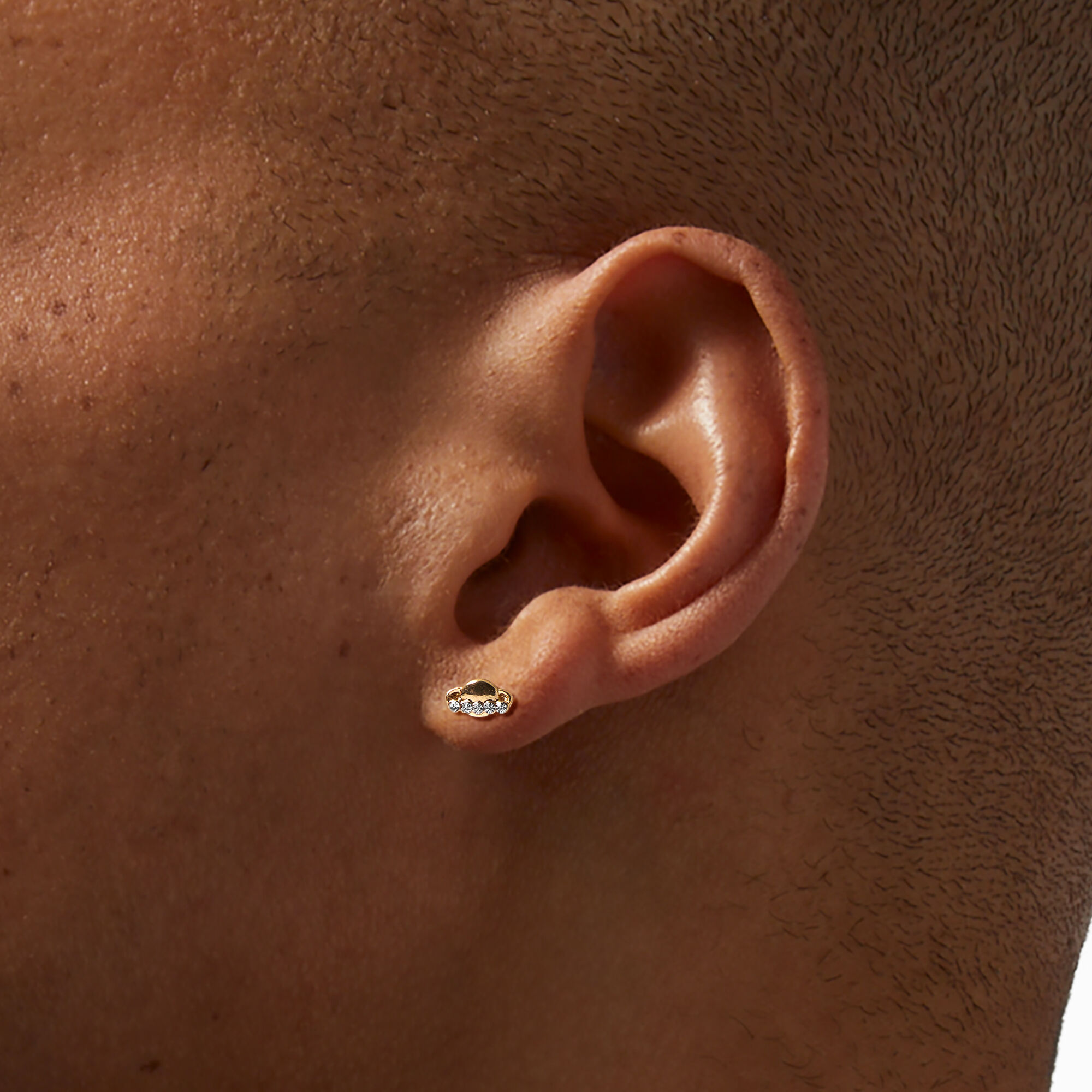 Gold Celestial Stud Earrings - 9 Pack,