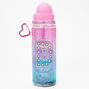 Initial Water Bottle - Pink, D,