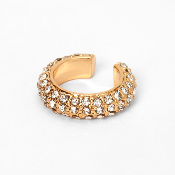 Claire's Manchette d'oreille tubulaire ornementée couleur dorée