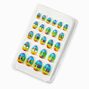 Jojo Siwa&trade; Rainbow Stiletto Press On Faux Nail Set,