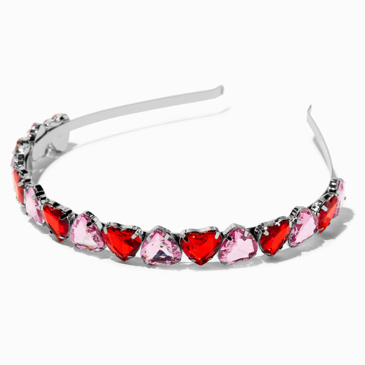 Valentine&#39;s Day Gemstone Hearts Headband,