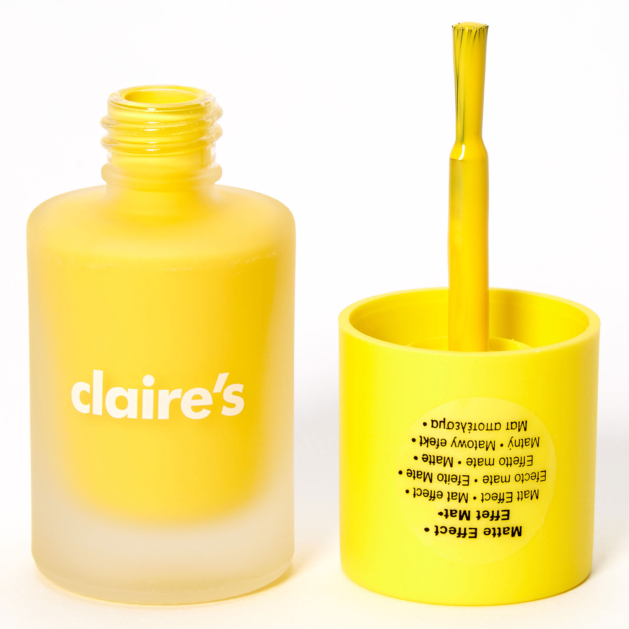 Matte yellow hotsell nail polish