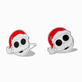 The Nightmare Before Christmas&trade; 30th Anniversary Sterling Silver Enamel Christmas Stud Earrings,