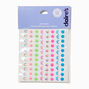 Glow in the Dark Hair Gems - 80 Pack,