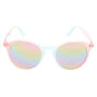 Pastel Rainbow Round Sunglasses,