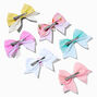 Barrettes &agrave; n&oelig;ud pastel d&eacute;cal&eacute;es Claire&rsquo;s&nbsp;Club - Lot de 6,