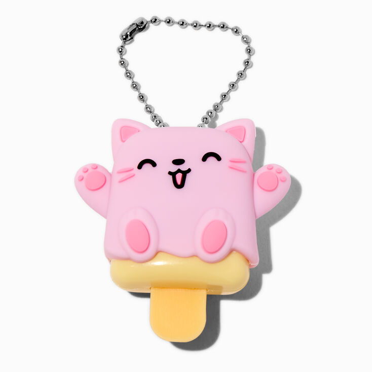 Pucker Pops&reg; Pink Happy Cat Lip Gloss - Cotton Candy,