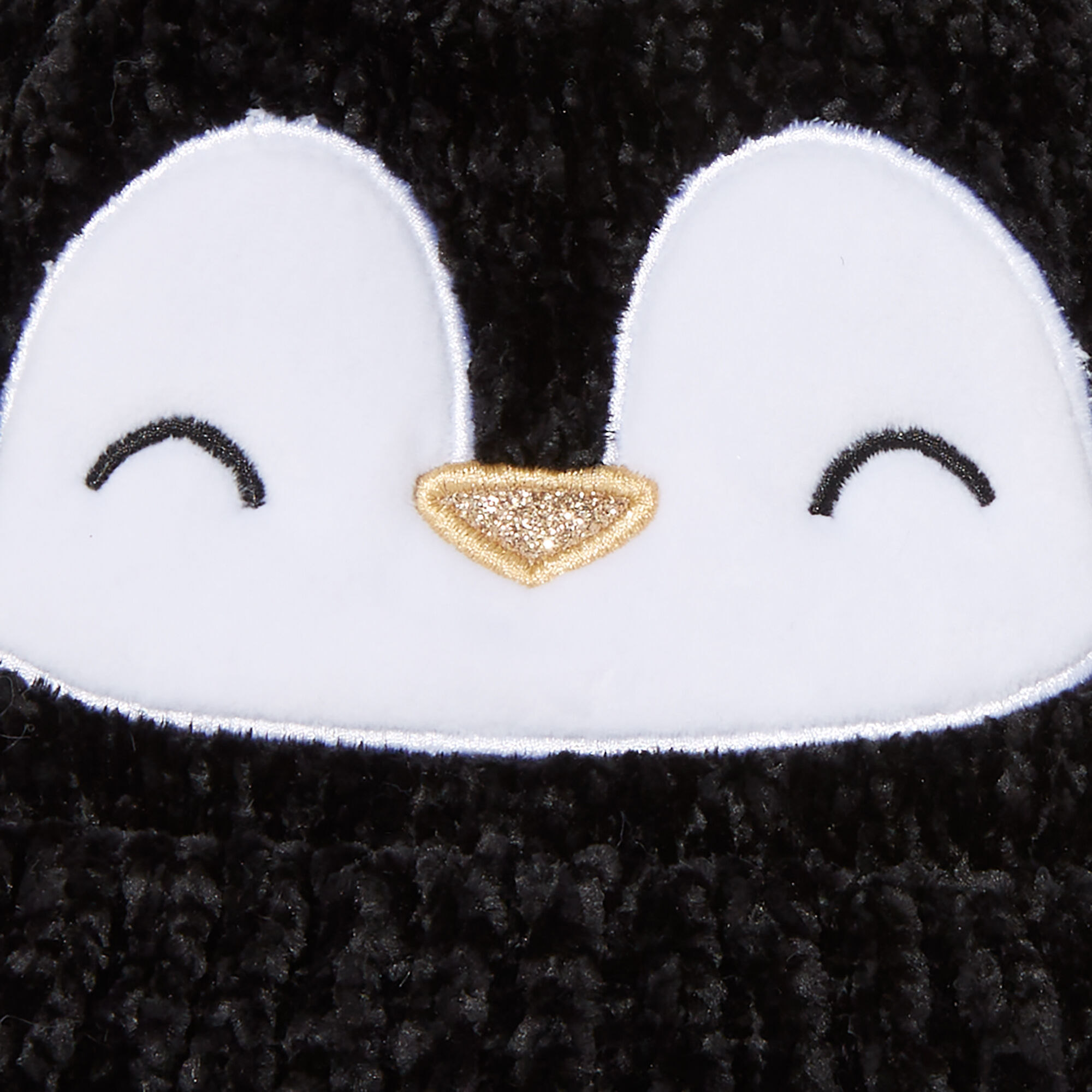 Claire's Club Penguin Black Beanie Hat,