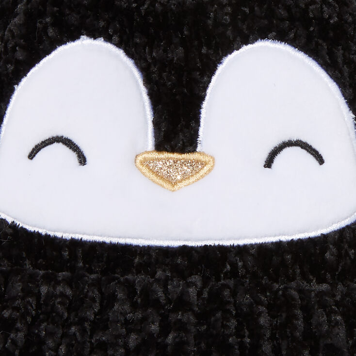 Claire&#39;s Club Penguin Black Beanie Hat,