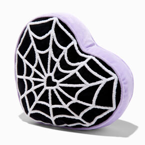 Heart-Shaped Spider Web Pillow,