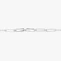 Silver Thin Chain Link Necklace,