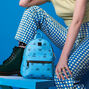 Blue Love Angel Wings Small Backpack,