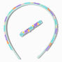 Claire&#39;s Club Rainbow Beaded Headband Set - 2 Pack,