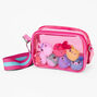 Transparent Pink Chibi Critters Crossbody Bag,