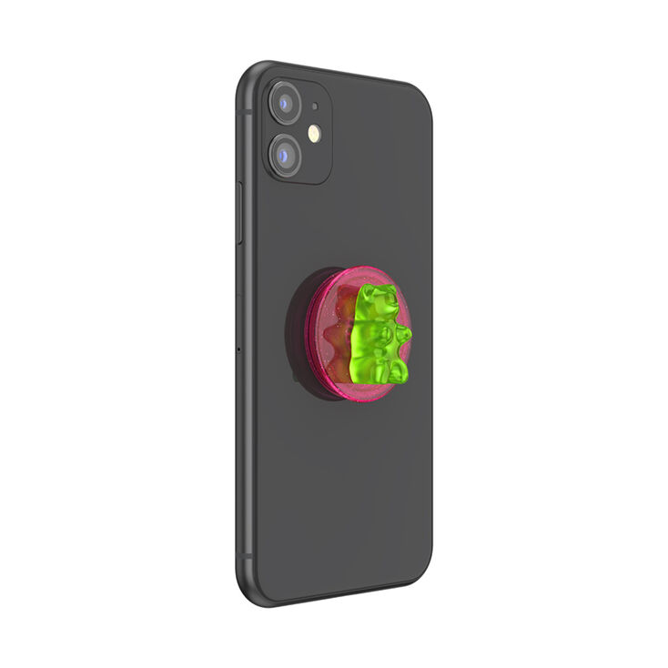 PopSockets&reg; PopGrip - Green Gummy Bear,