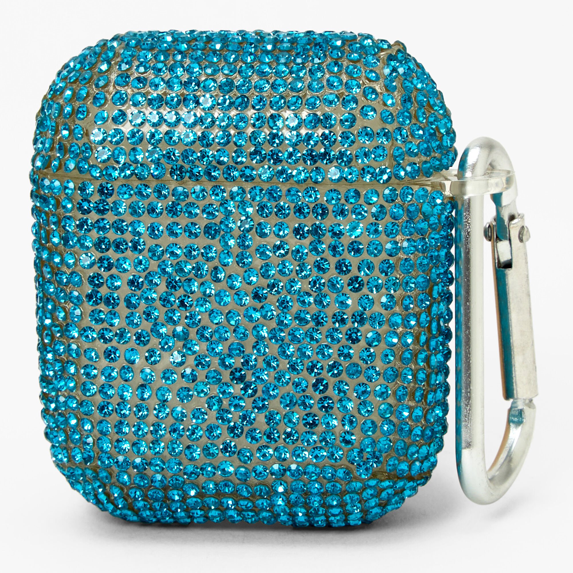 Blue Gemstone Earbud Case Cover Compatible with Apple AirPods