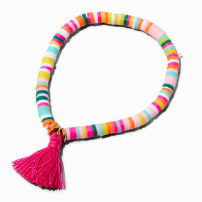 Claire&#39;s Club Fimo Clay Rainbow Tassel Jewelry Set - 2 Pack,