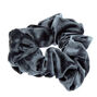Medium Velvet Hair Scrunchie - Slate Grey,