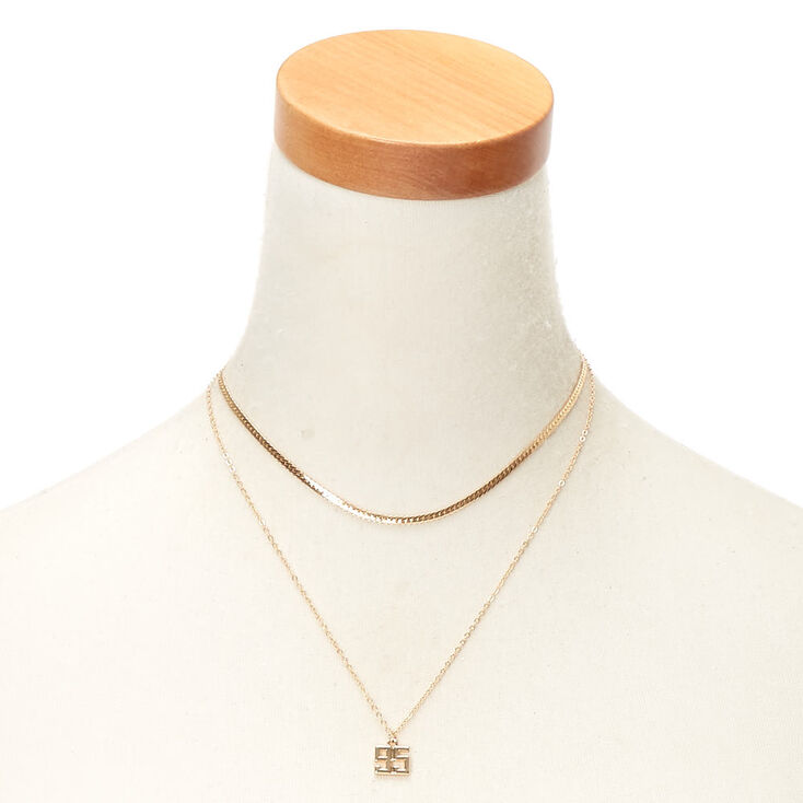 Gold 95 Multi Strand Necklace,