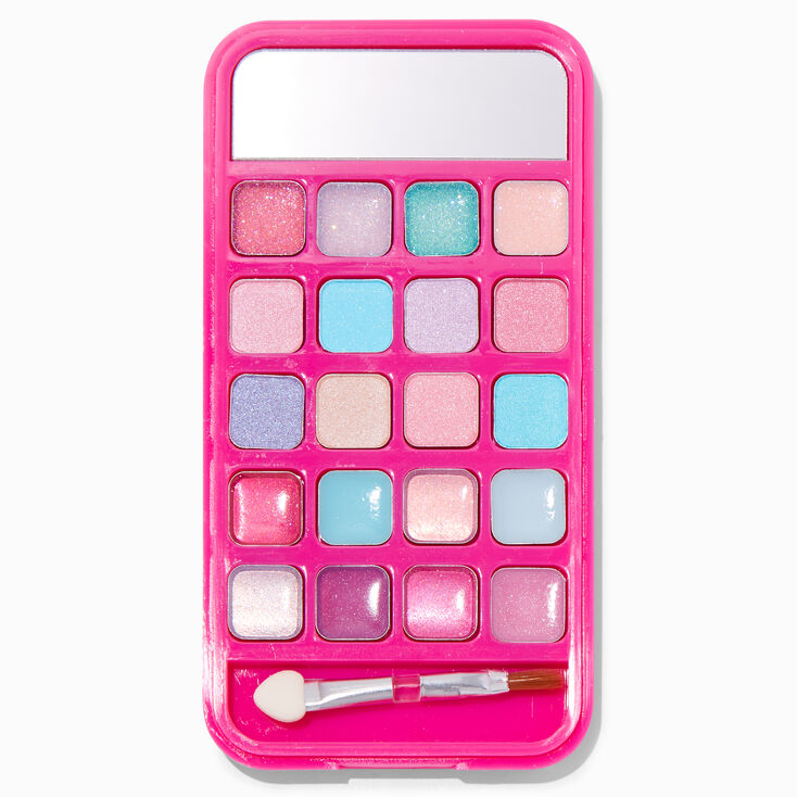 Palette compacte de maquillage portable bling bling licorne ann&eacute;es 2000,