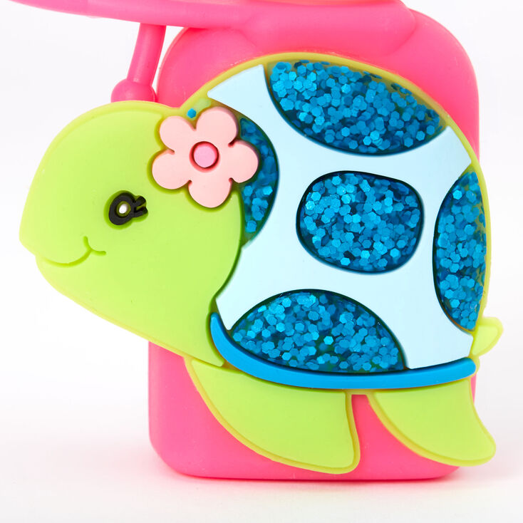 Lotion pour les mains Tessa la tortue &agrave; paillettes - Fraise,
