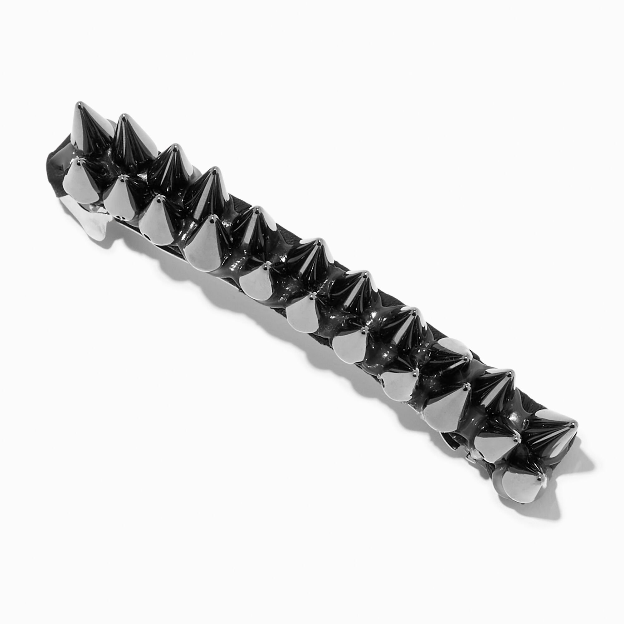 Black Spike Hair Barrette,