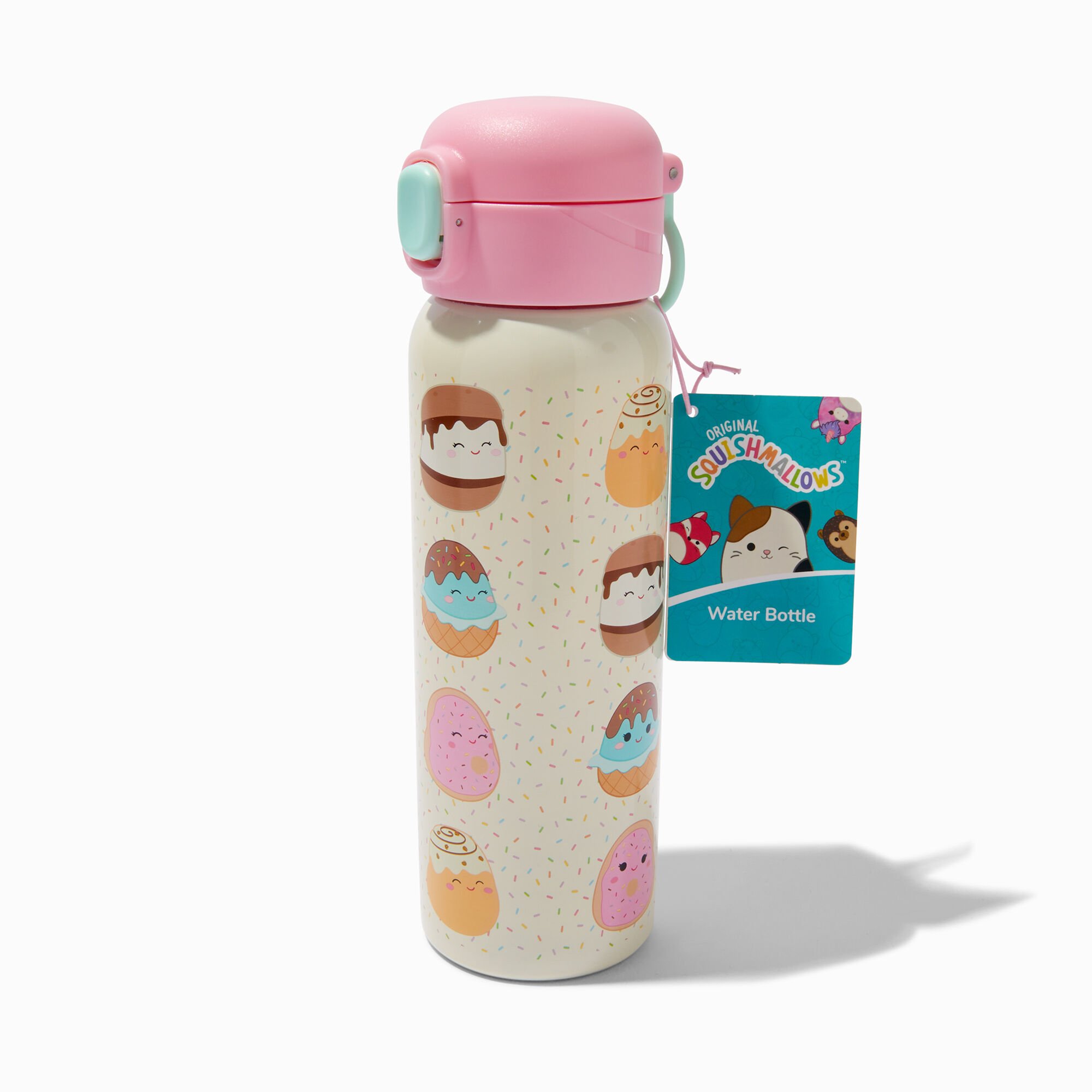 View Claires Squishmallows Sprinkles Water Bottle information