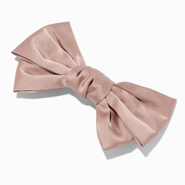 Grande barrette &laquo;&nbsp;ann&eacute;es 80&nbsp;&raquo; marron cacao,