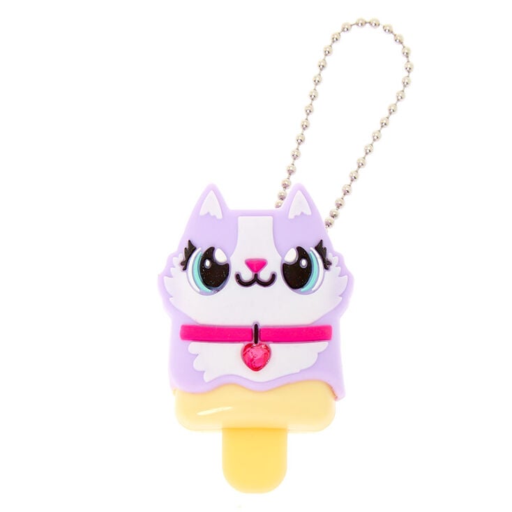 Claire's Gloss Carly le chat Pucker Pops - Raisin