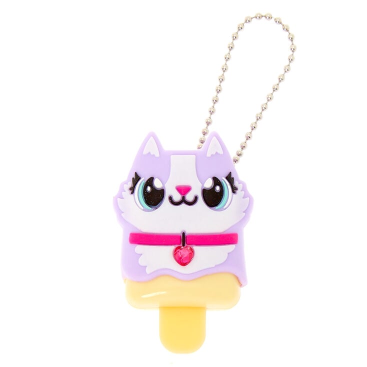 Pucker Pops Carly the Cat Lip Gloss - Grape,