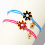 Best Friends Mood Flower Adjustable Bracelets - 2 Pack,