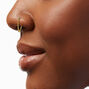 Mixed Metal 20G Embellished Nose Hoops &amp; Studs - 6 Pack,