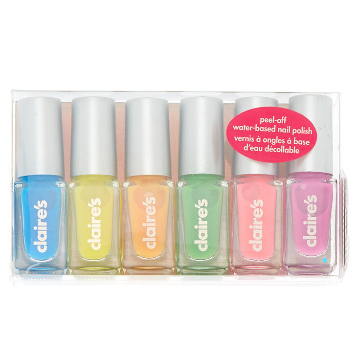 Rainbow Nail Polish Set - 6 Pack | Claire's US