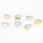 Claire&#39;s Club Unicorn Ring Set - 7 Pack,