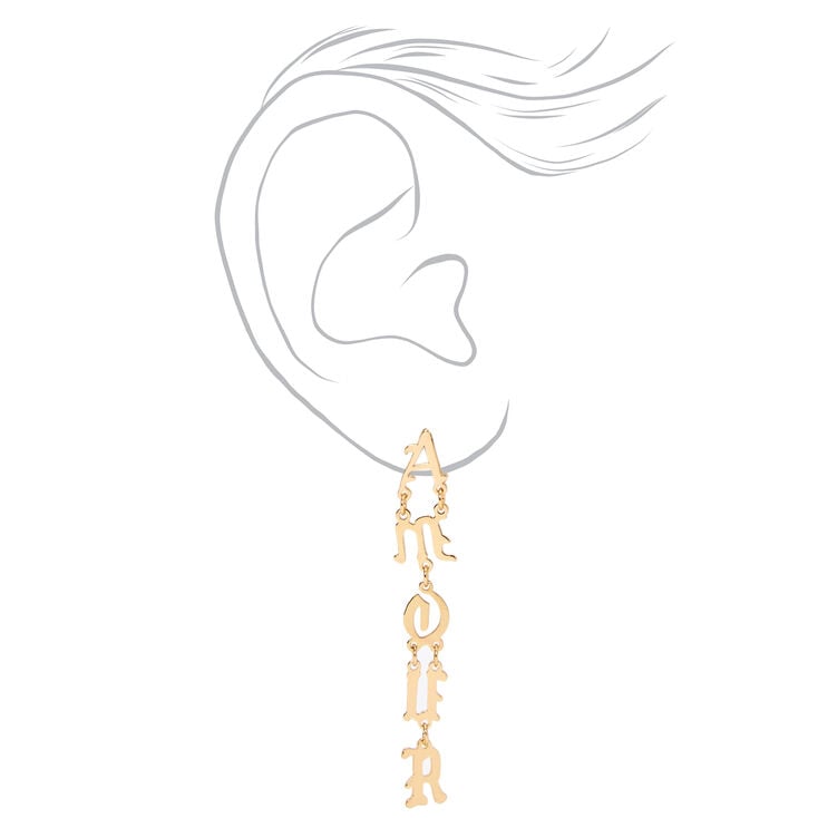 Amour Pearl Hearts Gold-tone Jewellery Set -  2 Pack,