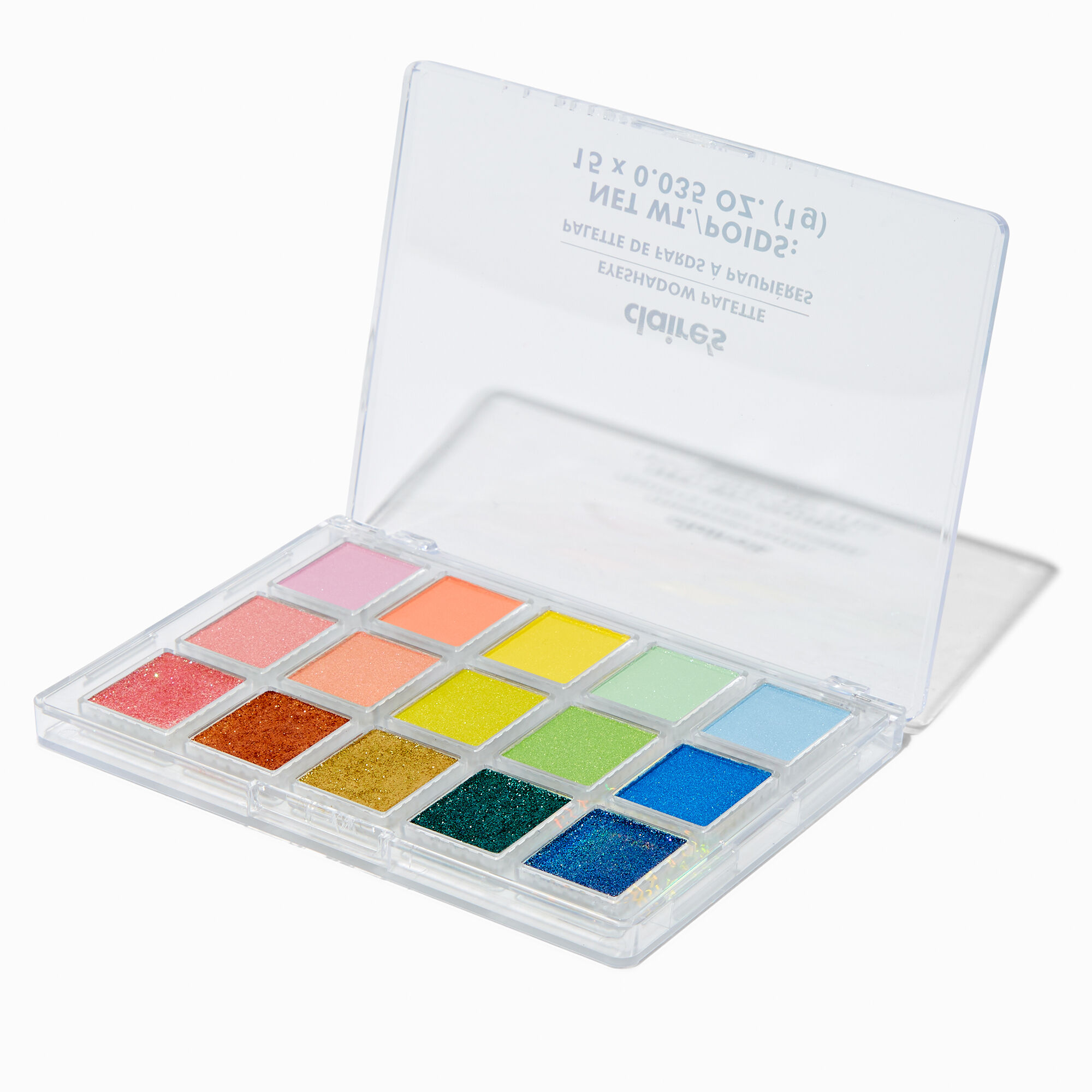 View Claires Glitz Eyeshadow Palette Rainbow information