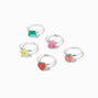 Claire&#39;s Club Critters Star Box Rings - 5 Pack,